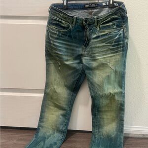 PRPS Distressed Green Fade Men's Jeans